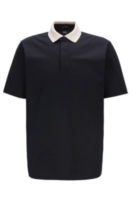 hugo boss contrast collar shirt