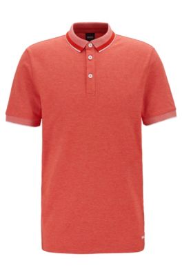 hugo boss pink polo shirt