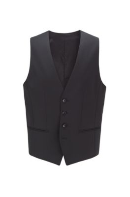 hugo boss black waistcoat