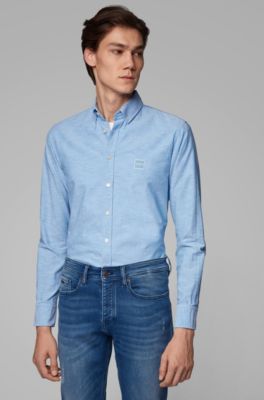 hugo boss slim fit shirts