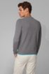 Crew-neck sweater with contrast details, Grey