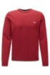 Crew-neck sweater with contrast details, Red