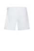 Quick-drying swim shorts with large-scale reverse logo, White