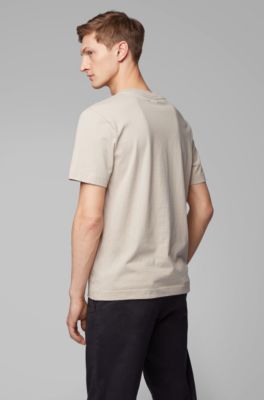 hugo boss beige t shirt