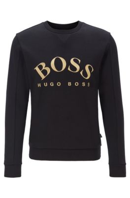 black and gold hugo boss hoodie