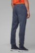 Slim-fit jogging trousers with curved logo, Open Blue