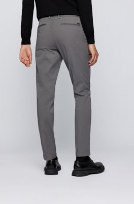 Chino Slim Fit en gabardine de coton stretch HUGO BOSS Femme Vêtements Pantalons & Jeans Pantalons Chinos 