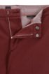 Slim-fit chinos in stretch-cotton gabardine, Dark Red