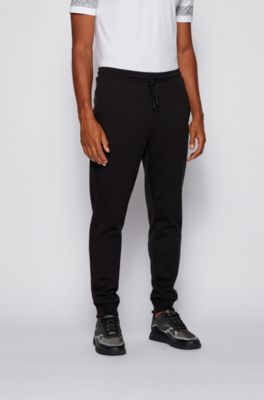 BOSS - Slim-fit jogging trousers with 