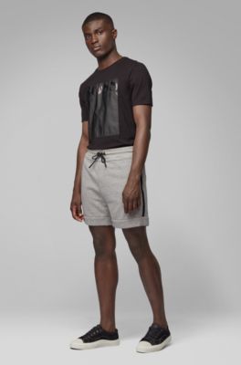 hugo boss shorts with zip pockets