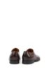 Oxford shoes in burnished leather with laser-cut panels, Dark Red