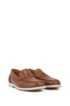 Portuguese-made moccasins in smooth leather with rubber sole, Brown
