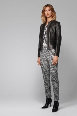hugo boss nappa leather jacket