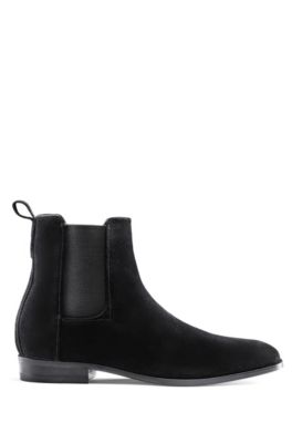 hugo boss suede chelsea boots