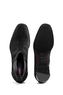 hugo boss zip boots