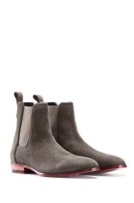 hugo boss chelsea boots suede