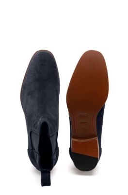 hugo chelsea boots suede