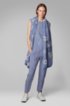 Regular-fit jumpsuit in silk with all-over print, Patterned