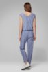 Regular-fit jumpsuit in silk with all-over print, Patterned