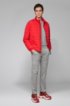 Lightweight melange sweater in cotton with cashmere, Open Grey