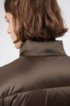 Regular-fit water-repellent down jacket with reverse logos, Dark Green