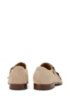 Double-monk suede shoes with blonde outsole, Beige