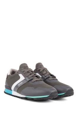 hugo boss leather trainers sale