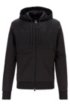 Regular-fit sweatshirt with a zip-through front, Dark Grey