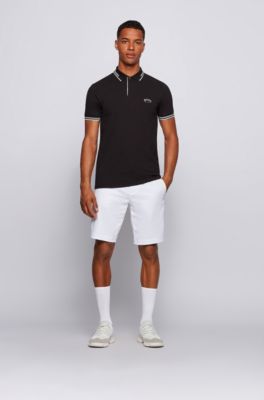 black and gold hugo boss polo