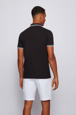 hugo boss black and gold polo shirt