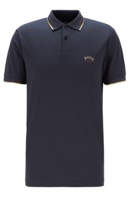 hugo boss jacket black and gold