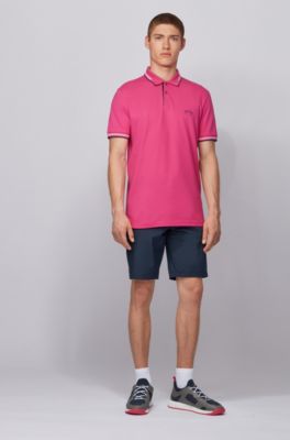 stretch fit polo shirts