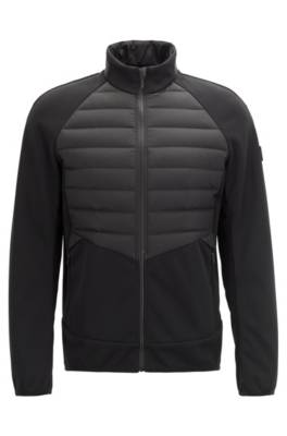 HUGO BOSS SLIM-FIT GOLF JACKET WITH DOWN-FILLED PANELS 