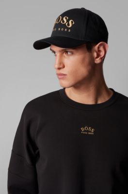 hugo boss cap gold