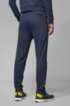 Regular-fit jogging trousers with side-seam logo tape, Dark Blue