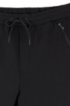Slim-fit jogging trousers in moisture-wicking stretch fabric, Black