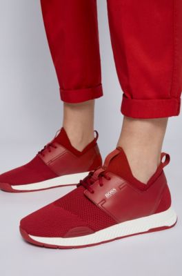 red hugo boss shoes