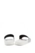 Logo slides with metallic strap, Silver