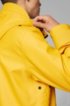 Waterproof rain jacket in laminated stretch fabric, Yellow