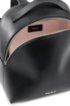 Zipped backpack in Italian palmellato leather, Black