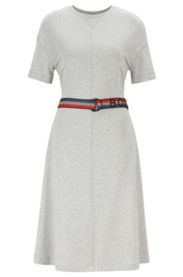 belt one piece dress