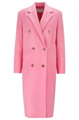 hugo boss pink coat