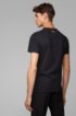 Cotton T-shirt with new-season logo, Black
