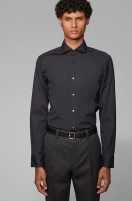 hugo boss poplin shirt