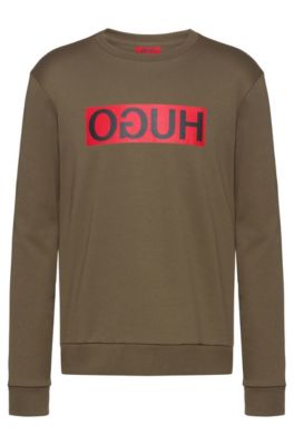 hugo boss reverse logo sweatshirt