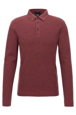 hugo boss red polo shirt