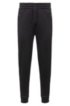 Regular-fit jogging trousers in cotton with zipped hems, Grey