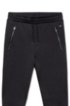 Regular-fit jogging trousers in cotton with zipped hems, Grey
