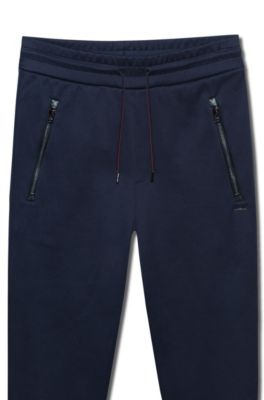 hugo boss joggers with zip pockets