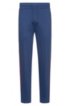 Relaxed-fit jogging trousers with printed side stripes, Blue